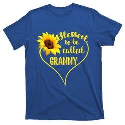 Blessed To Be Called Granny Sunflower Mothers Day Gift T-Shirt