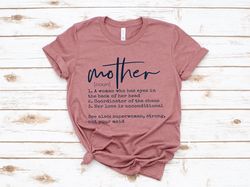 Mother Definition T-shirt, Mom Life T-shirt, Working Mom personalized gift, New Mom custom Tee, Mama Graphic Tee