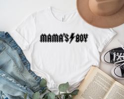Mamas Boy Lightening Shirt, Mamas Boy Shirt Sweatshirt Hoodie, Mothers Day, Mother And Boy Shirt, Gift For Mom, Cute Mot
