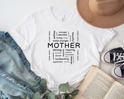 Mother Feelings Shirt, Lovely Mother Shirt Sweatshirt Hoodie, Strong Mother Shirt, Beautiful Creative Awesome Superhero