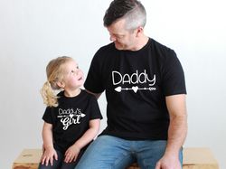 Daddy and Daddys Girl Tee  Baby Bodysuit  Mens TShirt Set  Baby Gift, Baby Bodysuit, Clothing Set