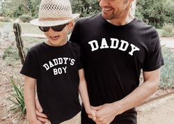 Daddy  Daddys BoyGirl College Matching TShirts, Fathers Day Gift, Matching Daddy And Daughter, Gift For Dad, Daddy TShir