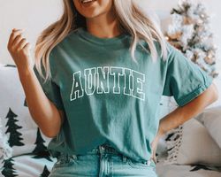 Comfort Color Aunt Shirt,  Aunt Shirt, Auntie Shirt,Pregnancy announcement, Gift for Aunt, Pregnancy reveal to Aunt, Coo
