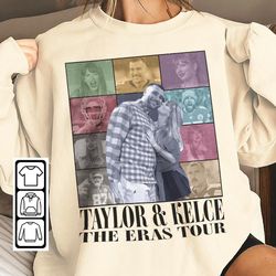 Taylor Swift Travis Kelce football Merch Shirt, Kansas Vintage 90s Bootleg Sweatshirts, Football Taylor The Eras Tour Fa