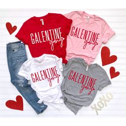 Galentiness Day Shirts - Galentine Gang, Galentines Day Gifts, Funny Valentines Day Tshirt, Valentine Gift for Friend Ch
