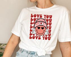Valentines Day Shirt, Love You Shirt, Valentines Day Shirts for Women, Valentines Day Gift, Cute Smile Shirt, Gift For L