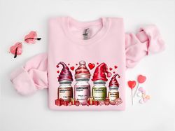 Nurse Valentines Day Sweatshirt, Pharmacist Critical Care ICU PICU Rn Valentine Shirt, Micu Sticu Cvicu Vday gift, Pharm
