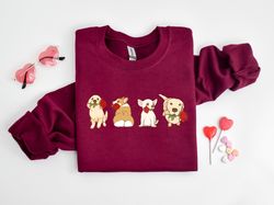 Valentine Dog Sweatshirt, Funny Dog Sweater, Dog Sweatshirt, Pet Lover Gift, Valentines Day Shirt, Gift for Dog Mom, Val