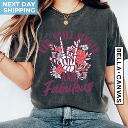 Retro Skeleton Valentines Shirt, Funny Valentine Shirt, Retro Flower Shirt, Plant Lady Shirt, Cute Floral Tee, Womens Va