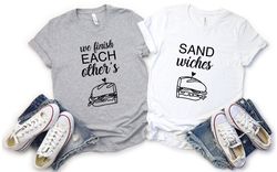 We Finish Each Others Sandwiches Couple Shirts, Couple Shirts, Hans and Anna Tees, Men Women, Disney Frozen T-Shirt, Cou