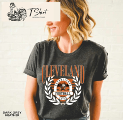Cleveland Football Sweatshirt Cleveland Sports Apparel - Happy Place for Music Lovers