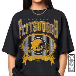 Pittsburgh Football Sweatshirt, Kenny Pickett Shirt Retro Crewneck, Steelers Vintage 90s Graphic Tee Gift For Fan L114P