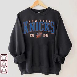 Vintage New York Basketball Sweatshirt, Knicks Shirt, Basketball Shirt, Basketball Shirt, Unisex T-Shirt Sweatshirt Hood