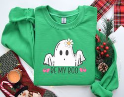 Be My Boo Shirt, Valentines Ghost Sweatshirt, Ghost With Balloon, Girl Ghost Shirt, Valentines Boo Tee, Gift For Girlfri