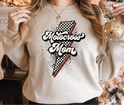 Motocross Mom Sweatshirt, Race Mom Shirt, Motocross Hoodie, Mothers Day Gift, Mothers Sweater LS145