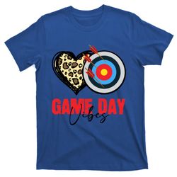 Archery Game Day Vibes Arrow Mom Sports Lover Mothers Day Gift T-Shirt