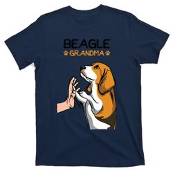 Beagle Grandma Dog Mom Grandmother Mothers Day T-Shirt