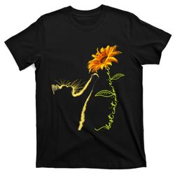 Best Cat Mom Ever Sunflower Mothers Day Gifts For Cat Lover T-Shirt