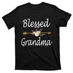 Blessed Grandma Shirt For Women Cute Mothers Day Gifts TShirt T-Shirt