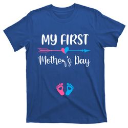 My First Mothers Day Pregnancy Announcegift Mom To Be Great Gift T-Shirt