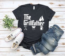 Gift For Dad, Dad Shirt, Best Dad Shirt, Daddy Tshirt, The Grillfather, BBQ T-shirt, Fathers Day Gift, Funny Dad Shirt,