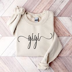 Grandma Sweatshirt, Gigi Sweatshirt, Nana Sweatshirt, Mothers Day Gift, Cute Mom Shirt, Mom Life Shirt, Mama Crewneck, N