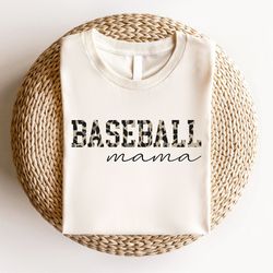 Leopard Baseball Mama Shirt, Baseball Mama Shirt, Baseball Shirt For Mom, Sports Mom Shirt, Mothers Day Gift, Baseball L