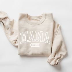 Personalize Mom Gift For Mothers Sweatshirt, Mothers Day Gift, Mama Sweatshirt, Mom Shirt, Mom Life Shirt, Mom Hoodie,