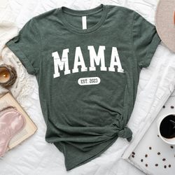 Personalize Mom Gift Shirt, Mothers Day Gift, New Mom Gift, Cute Mom Shirt, Mama Shirt, Mothers Day Shirt, Grandma Shirt