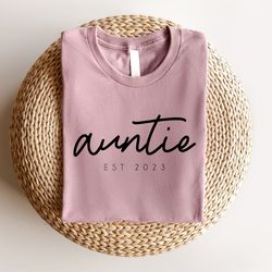 Personalized Auntie Shirt, Mothers Day Gift, Auntie Tee, Funny Aunt Shirt, Gift for Aunt, Birthday Gift Aunt, Sister Shi