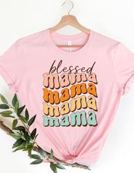 Blessed Mama Shirt, Mamas Blessing Shirt, Thanksgiving Shirt, First Mothers Day, Cute Mother And Baby Gift, Gift for mom