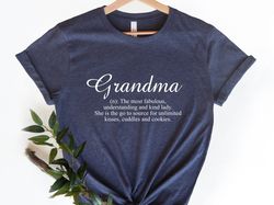 Gift For Grandma - Grandma Definition Tee Shirt - Grandma Tee - Grandmother Shirts - Granny Shirt