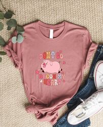 Dont Go Bacon My Heart Shirt, Valentines Day Shirt, Funny Animal Shirt, Valentines Party Tee, Bacon Shirt, Bacon Heart T