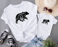 mama and baby bear shirts, mommy and me bear matching shirts, mothers day shirt, pregnancy reveal, baby shower, mothers