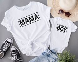 Mama Shirt, Mamas Boy Shirt, Mommy and me Shirt, Mama Mini Shirt, Mamas Girl Shirt, Mothers Day Shirt, New Mom Gift, New