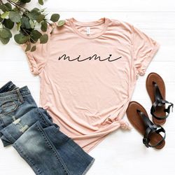 Mimi Shirt, Mimi Gift, Grandma Shirt, Mothers Day, Mimi-life Shirt, Pregnancy Announcement Grandparents, New Mimi Shirt,