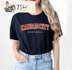 Kansas City Football Sweatshirt Kansas City Chiefs Retro Style - Happy Place for Music Lovers