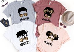 Afro Family Life Shirt, Dadlife Shirt, Mom Shirt, Kidlife Shirt, Funny Family Matching Shirt, Family Travel Shirt