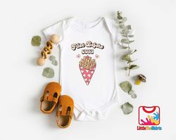 Fries Before Guys Onesie, Funny Valentines Day Baby Bodysuit, Retro Valentines Baby Onesie, Valentines Gift