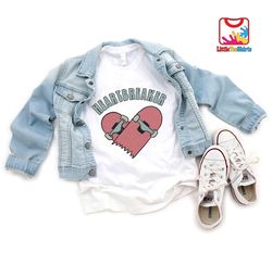 Heartbreaker Toddler Shirt, Cute Boy Valentines Shirt, Retro Valentines Kids Shirt, Funny Valentines Youth Shirt, Valent