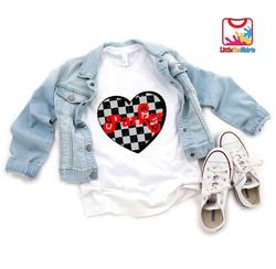 Personalized Valentines Toddler Shirt, Kids Valentine Outfits,  Cute Heart Shirt, Boys valentines day shirt, name valent