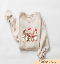 Dog Valentine Sweatshirt, Valentines Day Dog Sweater, Toddler Valentines Day Tee, Dog Lover Gift, Adorable Dog Mama Tee,