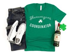 Shenanigans Coordinator Shirt, St Patricks Day Shirts, St Patricks Day Shirt, Irish Shirt, Lucky Shirt, Drinking Shirt,
