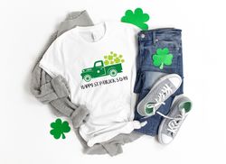 Happy St Patricks Day Shirt,Shamrock Shirt,Saint Patricks Day Shirt,Patricks  Truck Shirt,Saint Patricks Day Family Matc