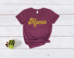 Mama Shirt  Retro Mama Shirt, Groovy Mama Shirt Shirt, Pregnancy Reveal Shirt, Mama Shirt, Mothers Day Shirt, Mama bear,