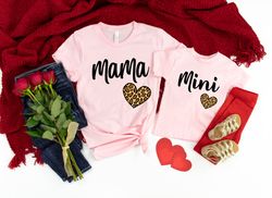 Mama Valentines Shirt,Mini Valentines Shirt,Mamas Girl Valentines Shirt,Rainbow Mama Shirt, Rainbow Mini Shirt,Mama Mini