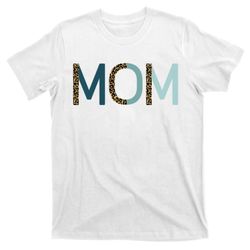 Mom Cheetah Print Cute Mothers Day Gift T-Shirt
