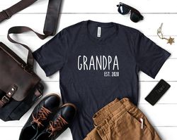 Grandpa Est 2023 Shirt, Grandpa Shirts, New Grandpa Shirt, New Grandpa Gift, Shirts for Grandpa, Baby Announcement, New
