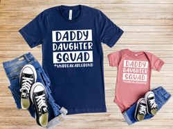 Dad Daughter Squad Shirt, Matching Father and Daughter Shirt, Daddy Daughter Shirts, Father and Daughter Tee, Fathers Da