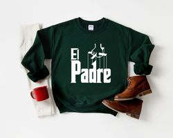 men el padre t-shirt, men personalized t-shirt, personalized gift for dad, fathers day gift, el padre tshirt for dad, da